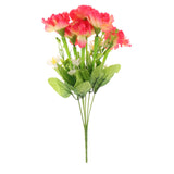 Maxbell 1 Bunch of Carnation Bunch Artificial Silk Flower Bouquet Plant Home Bedroom Hotel Office Desk Floral Decor Sunset Glow