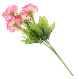 Maxbell 1 Bunch of Carnation Bunch Artificial Silk Flower Bouquet Plant Home Bedroom Hotel Office Desk Floral Decor Pink