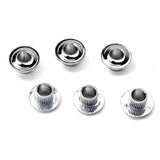 Maxbell 6Pcs Vintage Guitar Machine Head Tuning Peg Tuner Conversion Bushings Adapter Ferrules 8mm