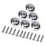 Maxbell 6Pcs Vintage Guitar Machine Head Tuning Peg Tuner Conversion Bushings Adapter Ferrules 8mm