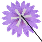 Maxbell Beautiful 36cm DIY Sunflower Windmill Wind Rotator Kid Outdoor Playground Toy Nursery Venue Decor Kits Purple