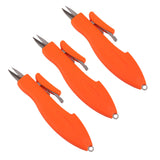 Maxbell 3pcs Retractable Pocket Fishing Scissors Snips Braid Line Cutter for Fishing Hiking Camping