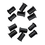 Maxbell 12 Pieces Durable M6 6mm Metric Rubber Well Nuts Blind Fastener Windscreen Fairing Mounting Kit Kayak Canoe Boat Dinghy Accessories