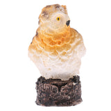 Maxbell Realistic Mini Brown Flying Owl Figurine Statue for Home Fairy Garden Yard Lawn DIY Decoration