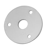 Maxbell Round Jack Plate Cover fr Les Paul or Tele Style Electric Guitar Bass Silver