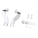 Maxbell Chrome Passenger Foot Peg Mounts Brackets For Harley Touring 1993-2015