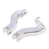 Maxbell Chrome Passenger Foot Peg Mounts Brackets For Harley Touring 1993-2015