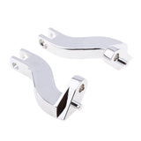 Maxbell Chrome Passenger Foot Peg Mounts Brackets For Harley Touring 1993-2015