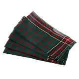 Maxbell Pack of 12 Men's Vintage Plaid Square Handkerchief Hanky Wedding Party Handkerchiefs Xmas
