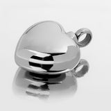 Maxbell Stainless Steel Heart Design Memorial Pet Ash Cremation Urn Keepsake Pendant