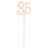 Maxbell Wooden Table Numbers 30 to 40 French Font Wedding Birthday Party Table Decor