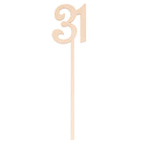 Maxbell Wooden Table Numbers 30 to 40 French Font Wedding Birthday Party Table Decor