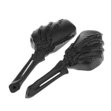 Maxbell Aluminum Motorcycle Rearview Side Mirrors for 8mm & 10mm Thread Black