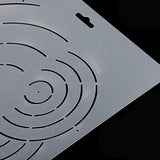 Maxbell Plastic Quilting Quilt Stencil Painting Craft Template Sewing Tool 34x20cm