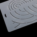 Maxbell Plastic Quilting Quilt Stencil Painting Craft Template Sewing Tool 34x20cm