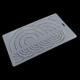 Maxbell Plastic Quilting Quilt Stencil Painting Craft Template Sewing Tool 34x20cm