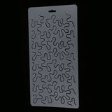 Maxbell Semi-transparent Stencil Plastic Quilting Template Quilt Tool for Patchwork 32.5x16.5cm