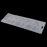 Maxbell Semi-transparent Stencil Plastic Quilting Template Quilt Tool for Patchwork 32.5x16.5cm