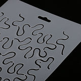 Maxbell Semi-transparent Stencil Plastic Quilting Template Quilt Tool for Patchwork 32.5x16.5cm