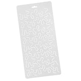 Maxbell Semi-transparent Stencil Plastic Quilting Template Quilt Tool for Patchwork 32.5x16.5cm