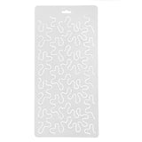 Maxbell Semi-transparent Stencil Plastic Quilting Template Quilt Tool for Patchwork 32.5x16.5cm