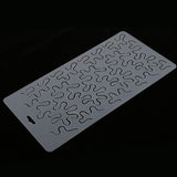 Maxbell Semi-transparent Stencil Plastic Quilting Template Quilt Tool for Patchwork 32.5x16.5cm