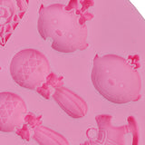 Maxbell Round Silicone Mold Fondant Cake Chocolate Mold Decorating Tools DIY