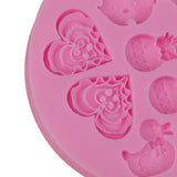 Maxbell Round Silicone Mold Fondant Cake Chocolate Mold Decorating Tools DIY