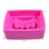 Maxbell Queen Crown Silicone Fondant Mould Cake Decor Ice Paste Mold Chocolate Bake Tool DIY