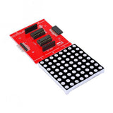 Maxbell 1 Piece 8X8 Dot Matrix Display Module + Dot Matrix Driver Board for Arduino