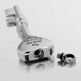 Maxbell You Hold the Key to My Heart Carved Pet Dog Cat Cremation Urn Ash Holder
