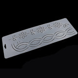 Maxbell Plastic Quilting Quilt Stencil Painting Craft Template Sewing Tool 45x15cm