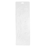 Maxbell Plastic Quilting Quilt Stencil Painting Craft Template Sewing Tool 45x15cm