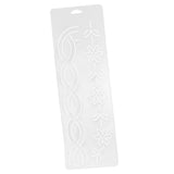Maxbell Plastic Quilting Quilt Stencil Painting Craft Template Sewing Tool 45x15cm