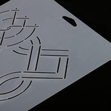 Maxbell Plastic Quilting Quilt Stencil Painting Craft Template Sewing Tool 40x20cm
