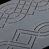 Maxbell Plastic Quilting Quilt Stencil Painting Craft Template Sewing Tool 40x20cm