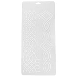 Maxbell Plastic Quilting Quilt Stencil Painting Craft Template Sewing Tool 40x20cm