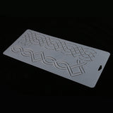 Maxbell Plastic Quilting Quilt Stencil Painting Craft Template Sewing Tool 40x20cm
