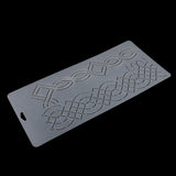 Maxbell Plastic Quilting Quilt Stencil Painting Craft Template Sewing Tool 40x20cm