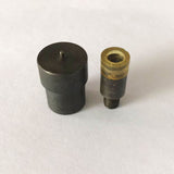 Maxbell 1 Set 8mm Pearl Snap Rivet Stud Punch Setter Press Studs Setting DIY Hand Tool for Leather Craft Jeans Bags Shoes Belt