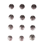 Maxbell 20Pcs Jewelry DIY Accessory Twelve Constellations Taurus Round Pendants