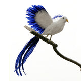 Maxbell Simulation Wing Phoenix Bird Toy Plastic Furs Long Tail Bird Gift 45 x 11cm