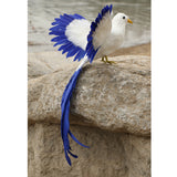 Maxbell Simulation Wing Phoenix Bird Toy Plastic Furs Long Tail Bird Gift 45 x 11cm