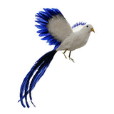 Maxbell Simulation Wing Phoenix Bird Toy Plastic Furs Long Tail Bird Gift 45 x 11cm