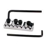 Maxbell Electric Guitar Tremolo Bridge Double Locking Assembly System Chrome GA501