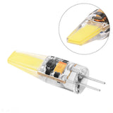 Maxbell G4 Base LED Bulb COB LED Light AC 220-240V 3W Crystal Silicone 6000-6500K