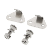 Maxbell Pack of 2 Adjustable Aluminium Automatic Trunk Lid Lifting Spring Device Silver