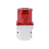 Maxbell 4 Pin Angled Surface Wall Socket 380V 3P+E Waterproof IP44 32A Red