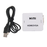 Maxbell HDMI to VGAFemale to Female Video Adapter Cable Converter W/Audio HD 1080P