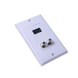 Maxbell USB 3.0 VGA Component Composite Audio Video Wall Face Plate Panel